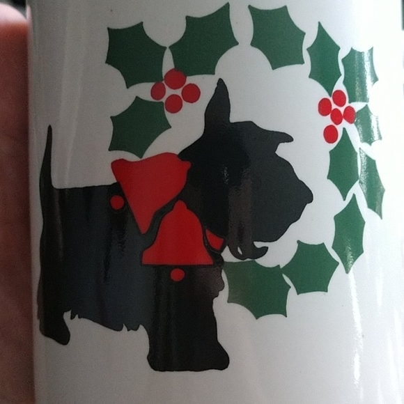 Set of 5 Scottie Terrier Christmas Ceramic Mugs - Picture 9 of 16